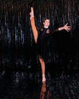 22 DANCE MILLER BROOKLYN BLACK LYRICAL DRESS 2541